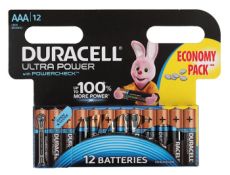 Батарейка Duracell LR03-12BL MX2400 AAA (12шт) Ultra Power