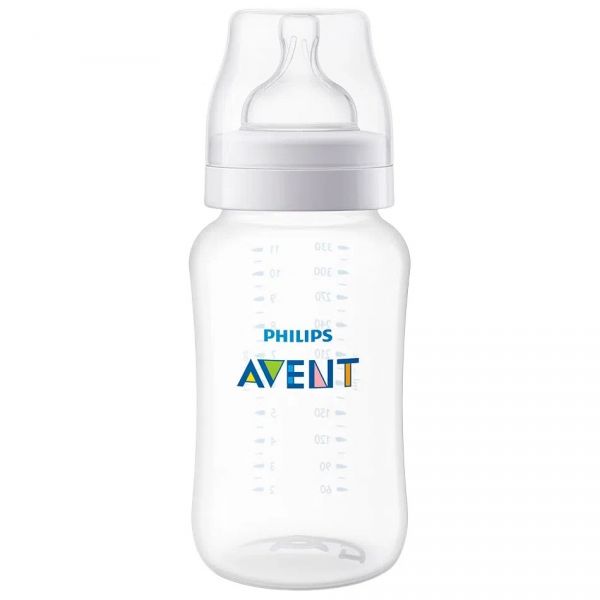 Бутылочка для кормления Philips AVENT Anti-colic SCF816/17 бесцветный, белый 0,33 л