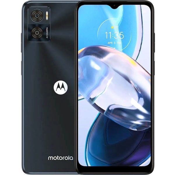 Мобильный телефон Motorola Moto e22 XT2239-7 2022 32 Гб Android черный 3072 Мб