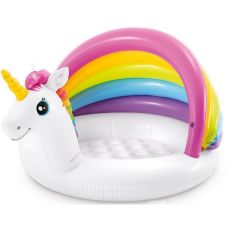 Надувной бассейн Intex Unicorn Baby Pool белый, 45 л