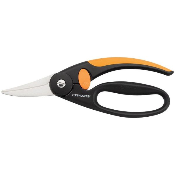 Ножницы Fiskars P45 универсальные, черный/оранжевый, 1 шт