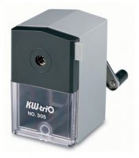 Точилка KW-trio 305Agr для карандашей до 8 мм пластиковый корпус 70x79x90мм серый