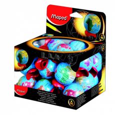 Точилка MAPED Globe 1 отверстие с контейнером в виде глобуса